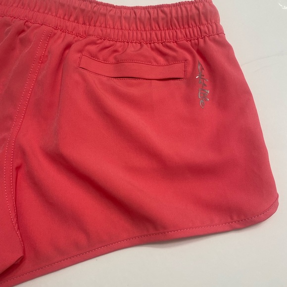 SOLD! Salt Life The Good Daze SLX QD Performance Volley Flamingo Pink Boardshort - Picture 11 of 15